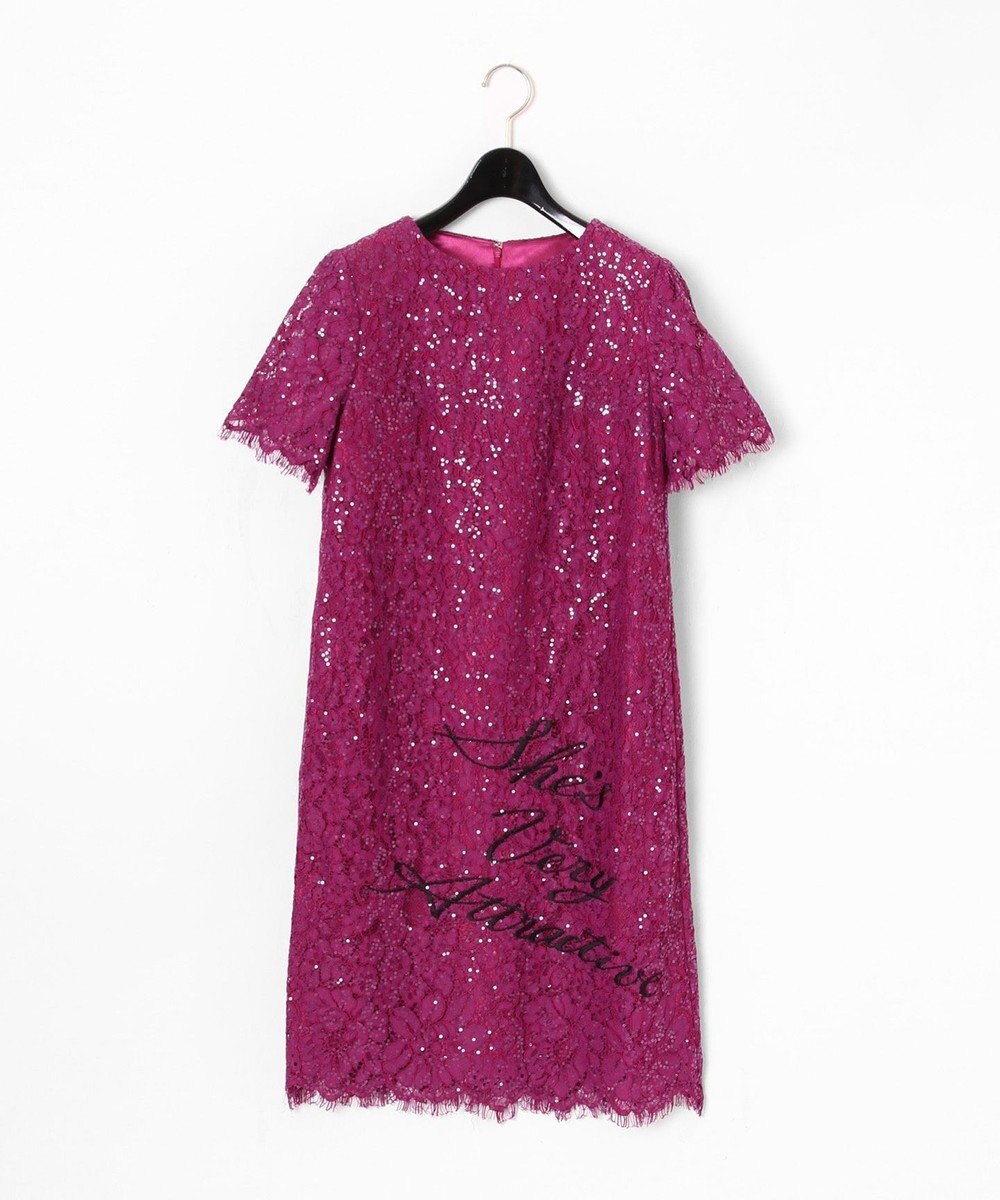 スパン刺繍レースミニワンピース Grace Continental Grace Continental グレースコンチネンタル 通販