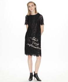 スパン刺繍レースミニワンピース Grace Continental Grace Continental グレースコンチネンタル 通販