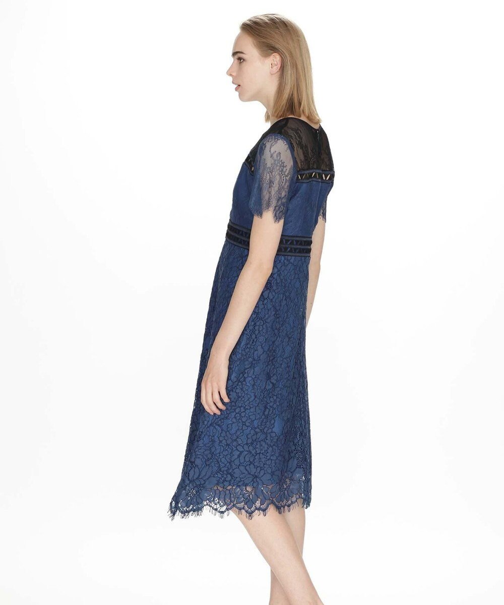 バイカラーレース切替ワンピース Grace Continental Grace Continental グレースコンチネンタル 通販