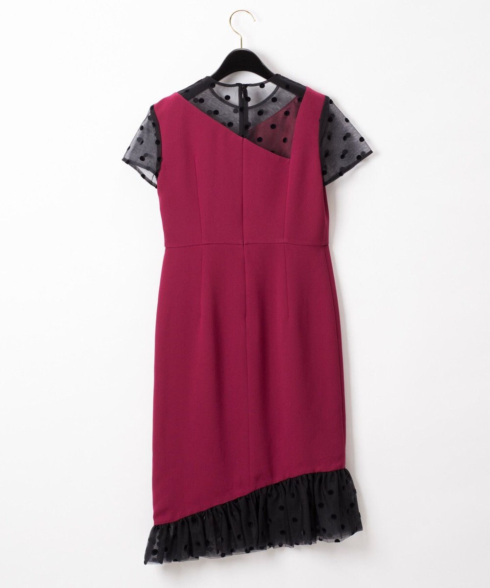 ドットチュールアシメワンピース Grace Continental Grace Continental グレースコンチネンタル 通販 ドットチュールアシメワンピース Grace Continental Grace Continental グレースコンチネンタル 通販
