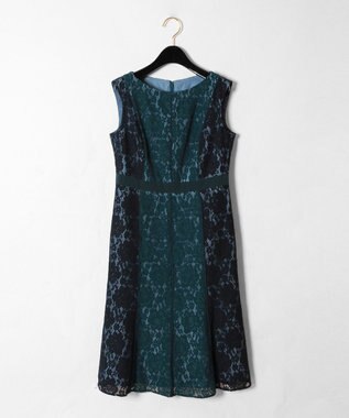 配色レースフレアワンピース Grace Continental Grace Continental グレースコンチネンタル 通販 配色レースフレアワンピース Grace Continental Grace Continental グレースコンチネンタル 通販