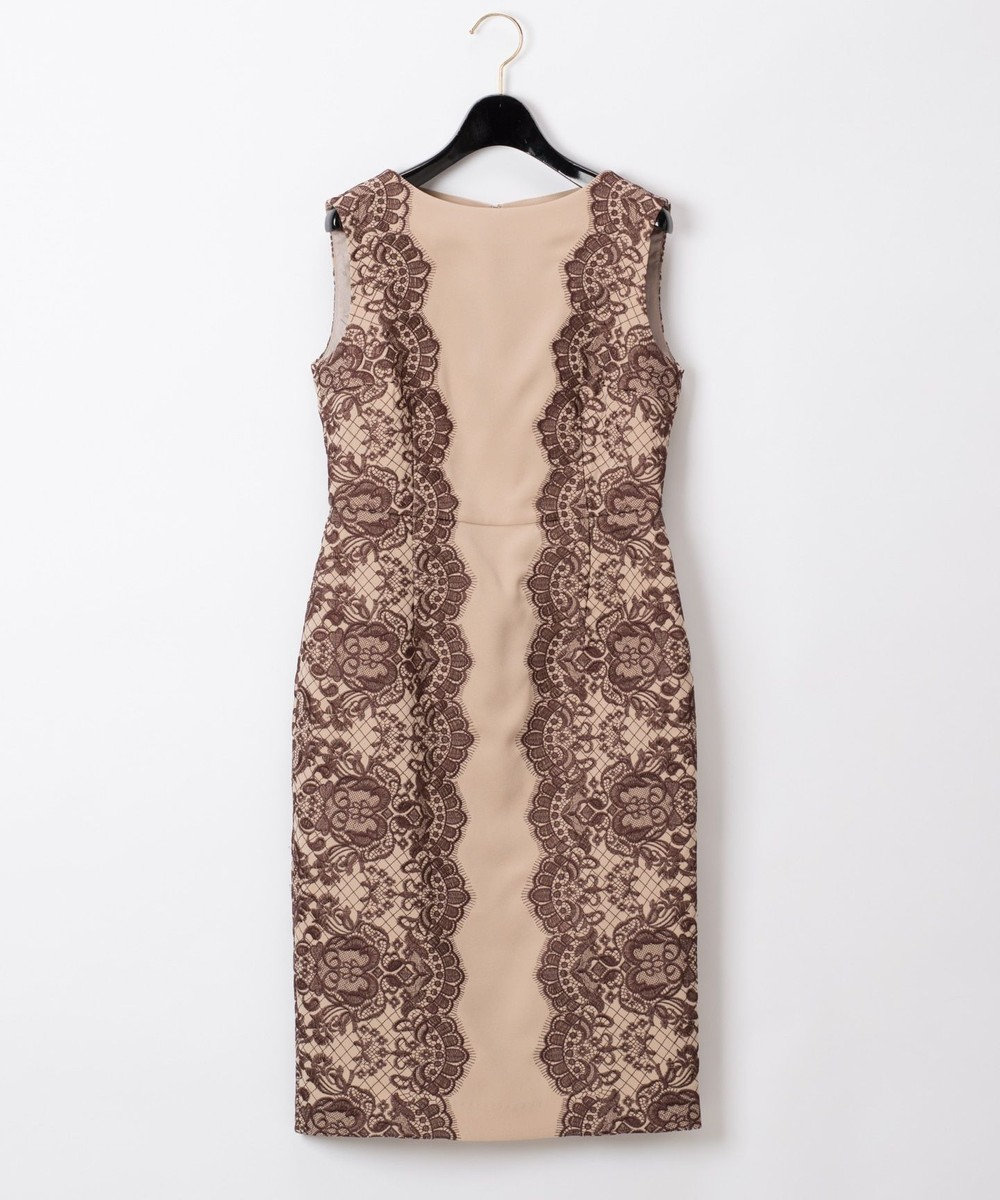 レース柄刺繍タイトワンピース Grace Continental Grace Continental グレースコンチネンタル 通販