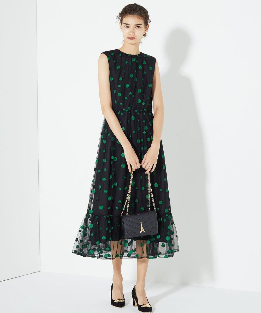 ランダムドットチュールワンピース Grace Continental Grace Continental グレースコンチネンタル 通販