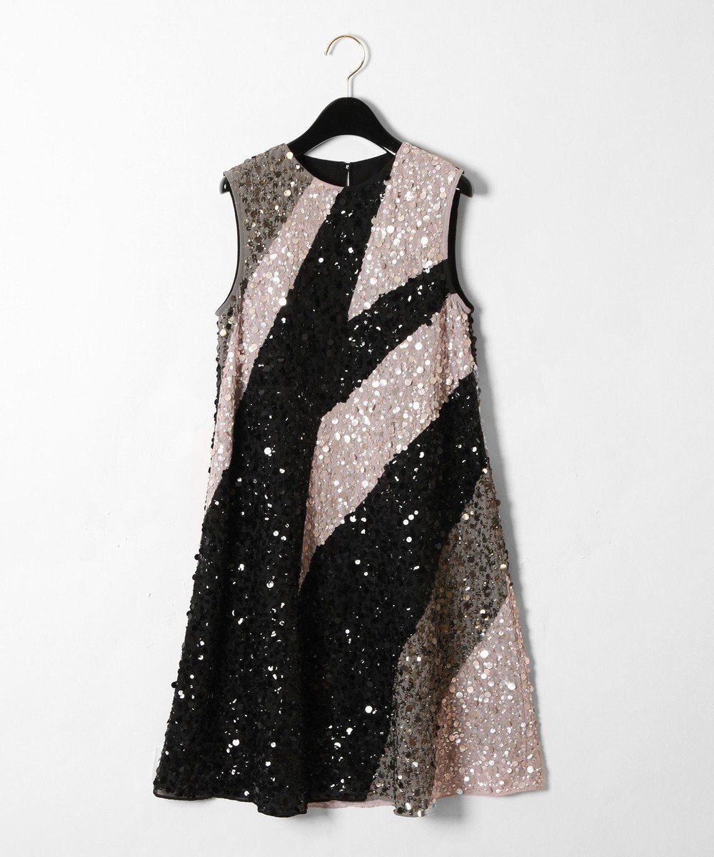 配色スパンコールドレス Grace Continental Grace Continental グレースコンチネンタル 通販 配色スパンコールドレス Grace Continental Grace Continental グレースコンチネンタル 通販