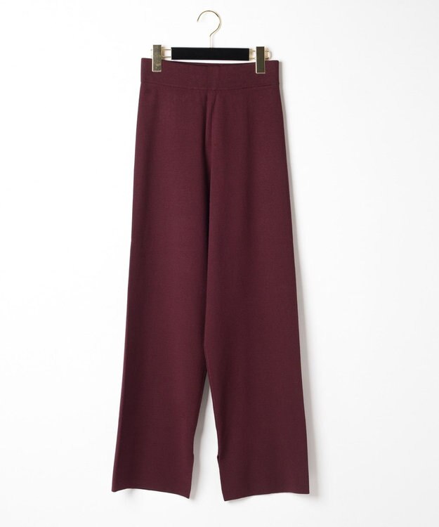 GRACE CONTINENTAL ストレートニットパンツ ブラウン