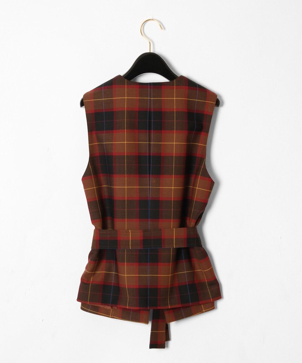 ベルト付チェックベスト Grace Continental Grace Continental グレースコンチネンタル 通販