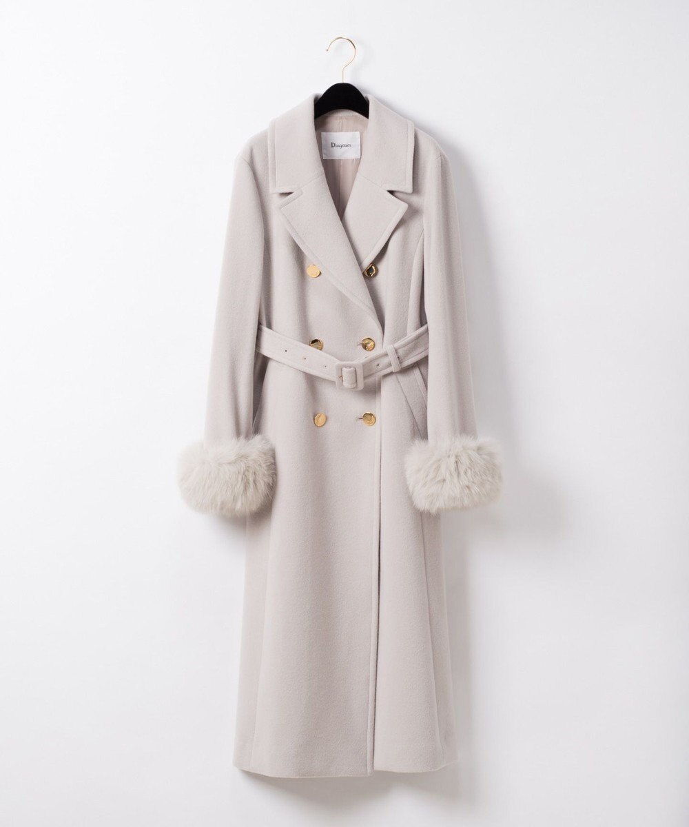 ダブルロングコート Grace Continental Grace Continental グレースコンチネンタル 通販 ダブルロングコート Grace Continental Grace Continental グレースコンチネンタル 通販