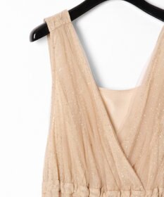 美品】グリッターチュールドレスゴールドグレースコンチネンタル 美品】グリッターチュールドレスゴールドグレースコンチネンタル