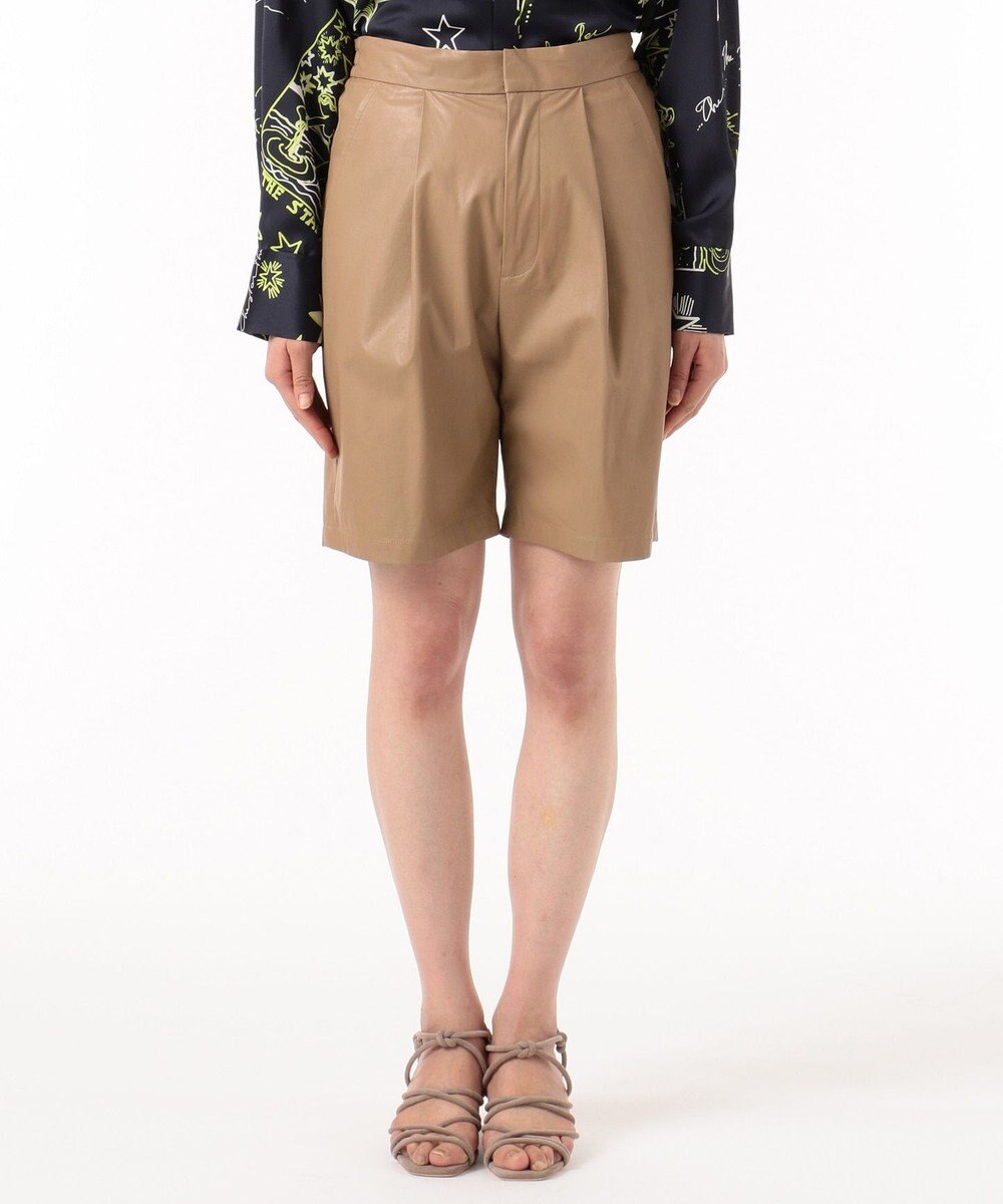 フェイクレザーハーフパンツ Grace Continental Grace Continental グレースコンチネンタル 通販