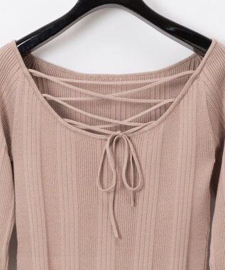 レースアップリブニットTOP / GRACE CONTINENTAL | GRACE