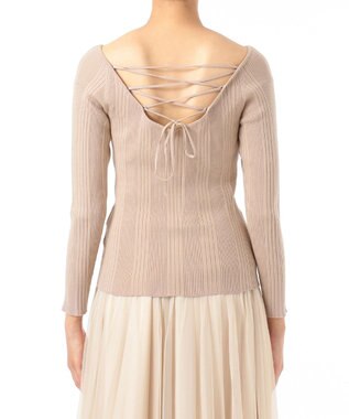 レースアップリブニットTOP / GRACE CONTINENTAL | GRACE