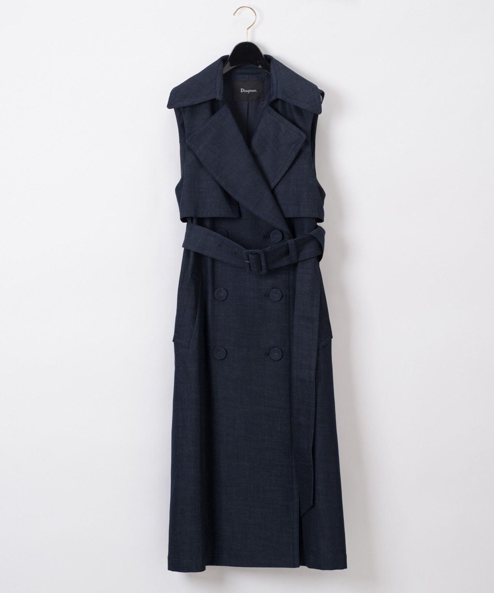 ロングトレンチベスト Grace Continental Grace Continental グレースコンチネンタル 通販