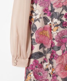 チュールボタニカル刺繍ワンピース Grace Continental Grace Continental グレースコンチネンタル 通販