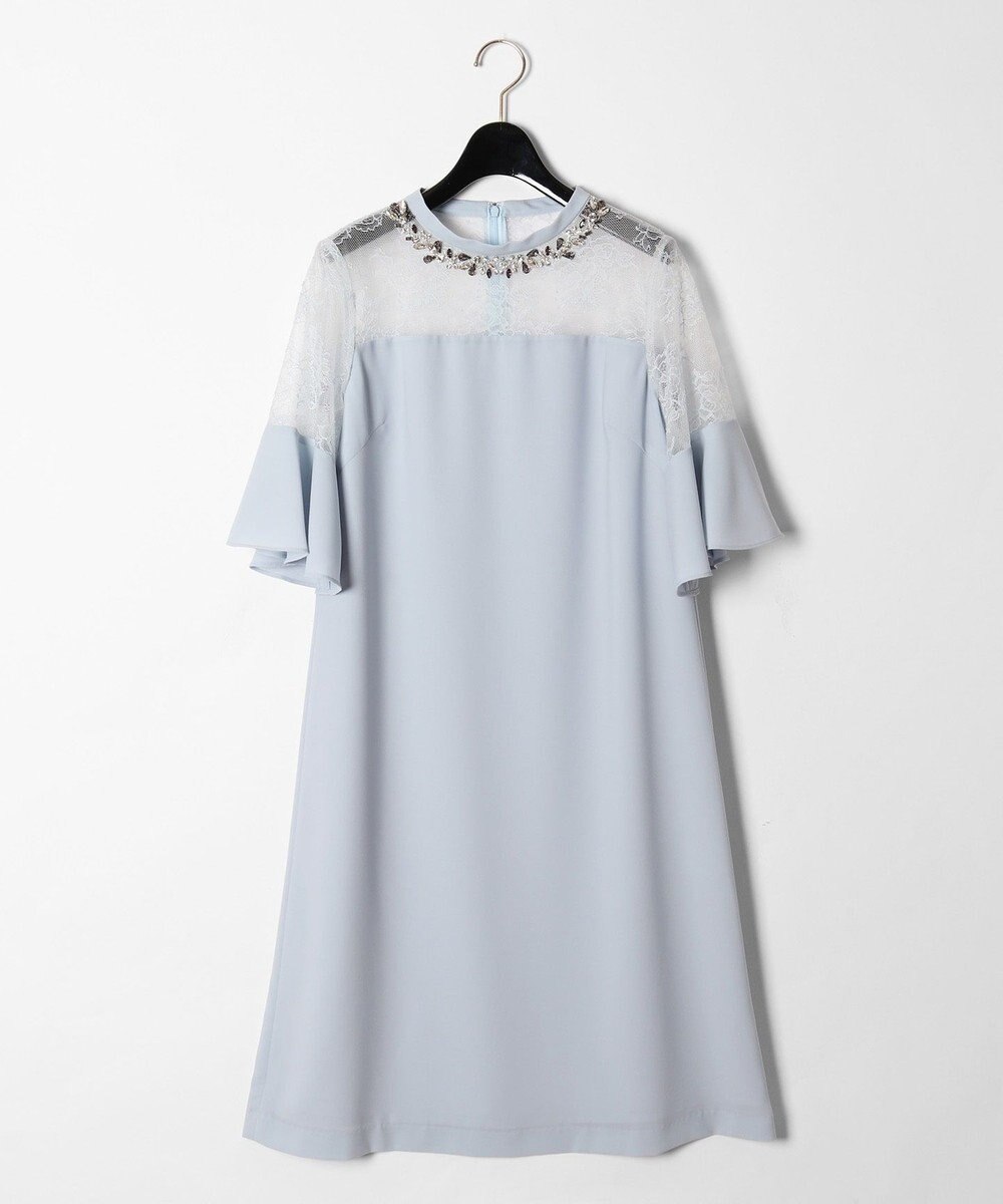 スタンドカラーaラインワンピース Grace Continental Grace Continental グレースコンチネンタル 通販