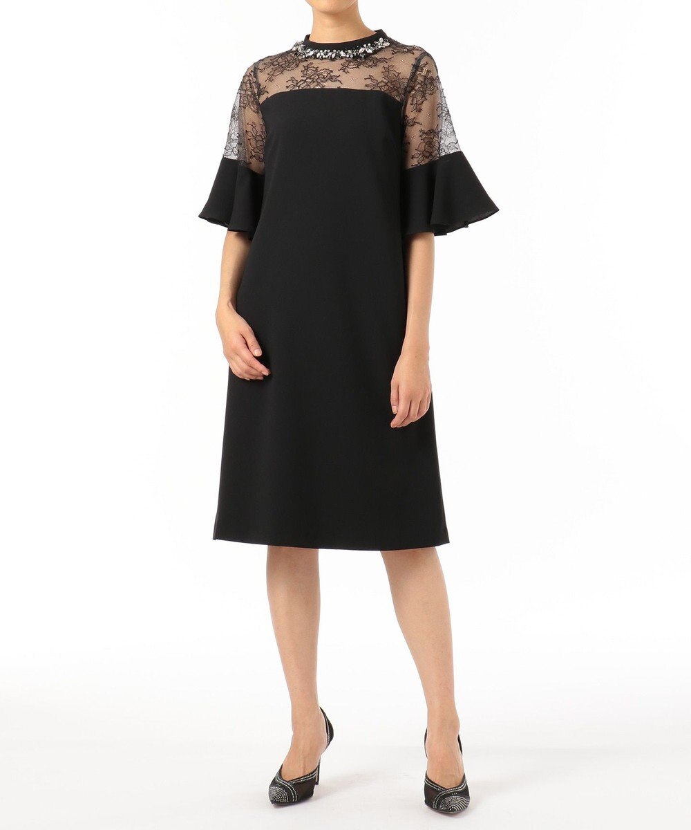 スタンドカラーaラインワンピース Grace Continental Grace Continental グレースコンチネンタル 通販