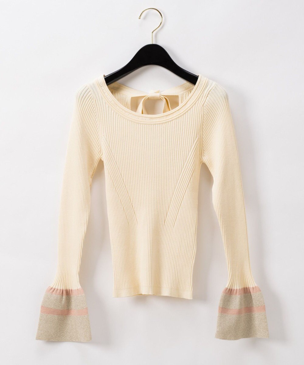 バックリボンニットトップ Grace Continental Grace Continental グレースコンチネンタル 通販 バックリボンニットトップ Grace Continental Grace Continental グレースコンチネンタル 通販