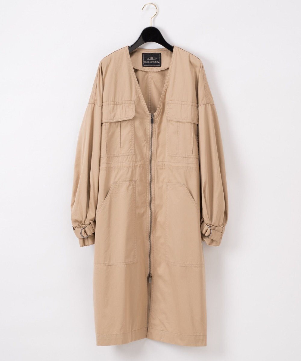 ノーカラーアーミーコート Grace Continental Grace Continental グレースコンチネンタル 通販