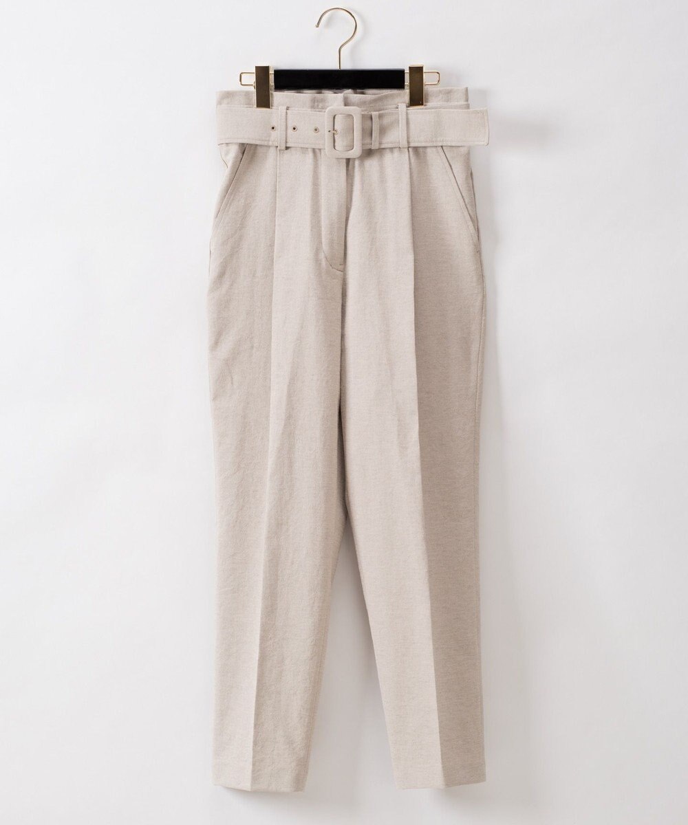 ベルト付テーパードパンツ Grace Continental Grace Continental グレースコンチネンタル 通販 ベルト付テーパードパンツ Grace Continental Grace Continental グレースコンチネンタル 通販