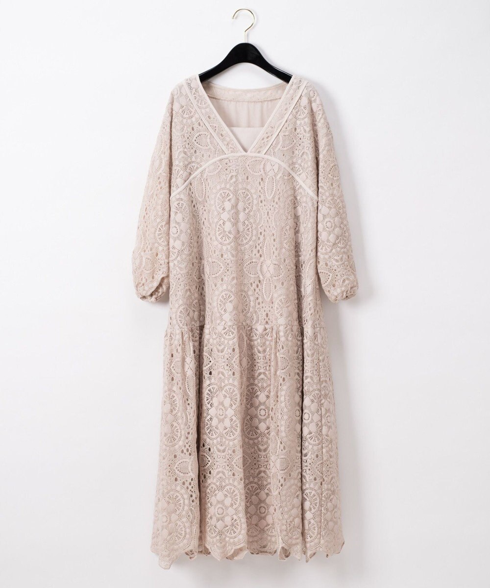 レースカフタンワンピース Grace Continental Grace Continental グレースコンチネンタル 通販 レースカフタンワンピース Grace Continental Grace Continental グレースコンチネンタル 通販