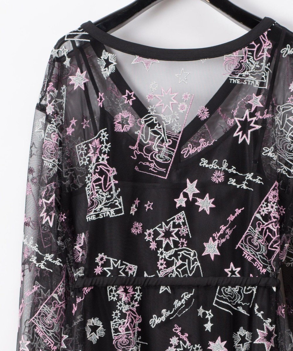 スターチュール刺繍ワンピース Grace Continental Grace Continental グレースコンチネンタル 通販 スターチュール刺繍ワンピース Grace Continental Grace Continental グレースコンチネンタル 通販
