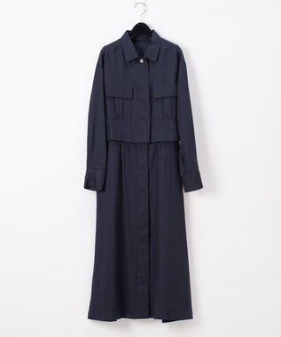 レイヤードシャツワンピース Grace Continental Grace Continental グレースコンチネンタル 通販 レイヤードシャツワンピース Grace Continental Grace Continental グレースコンチネンタル 通販