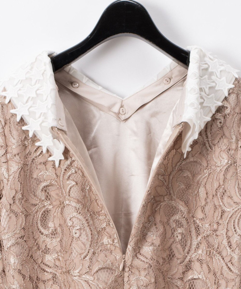 スター刺繍カラーレースワンピース Grace Continental Grace Continental グレースコンチネンタル 通販