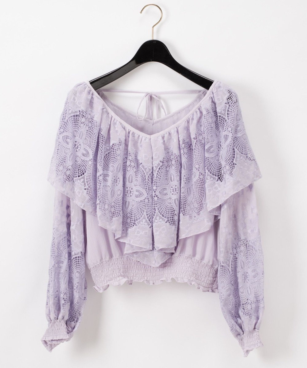 刺繍レーストップス Grace Continental Grace Continental グレースコンチネンタル 通販 刺繍レーストップス Grace Continental Grace Continental グレースコンチネンタル 通販