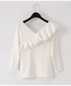 フリルハイゲージニットTOP / GRACE CONTINENTAL | GRACE CONTINENTAL グレースコンチネンタル 通販