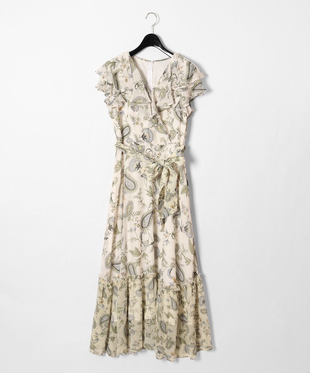 サラサペイズリープリントワンピース Grace Continental Grace Continental グレースコンチネンタル 通販