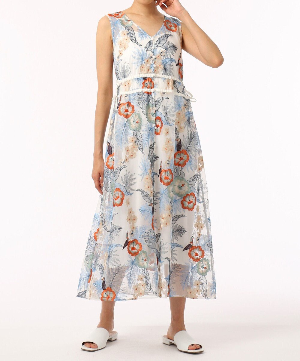 ボタニカルバード刺繍ワンピース Grace Continental Grace Continental グレースコンチネンタル 通販