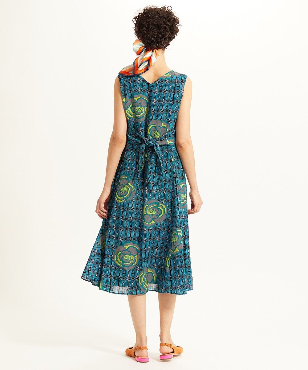 アフリカンプリントリボンワンピース Grace Continental Grace Continental グレースコンチネンタル 通販