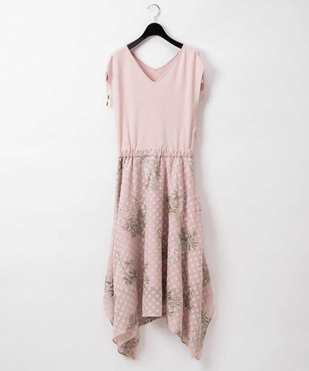 フラワー刺繍フレアニットワンピース Grace Continental Grace Continental グレースコンチネンタル 通販