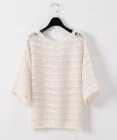 グレースコンチネンタル GRACE CONTINENTAL フィルムヤーンニットトップ （ホワイト） 楽天市場】フィルムヤーンニットトップ GRACE CONTINENTAL