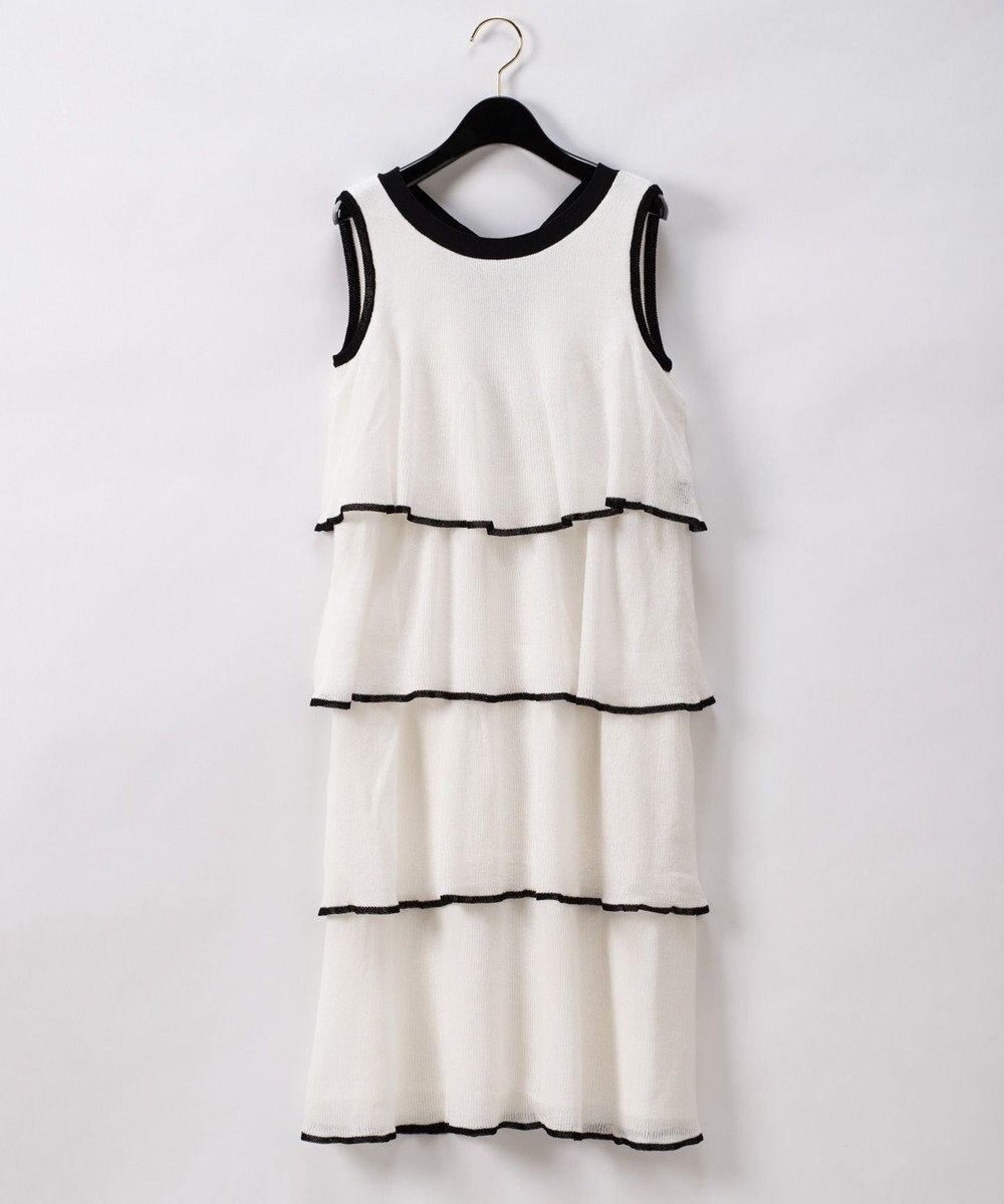 配色ニットレイヤードワンピース Grace Continental Grace Continental グレースコンチネンタル 通販