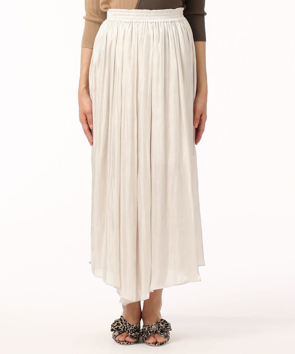 サテンギャザーフレアスカート Grace Continental Grace Continental グレースコンチネンタル 通販