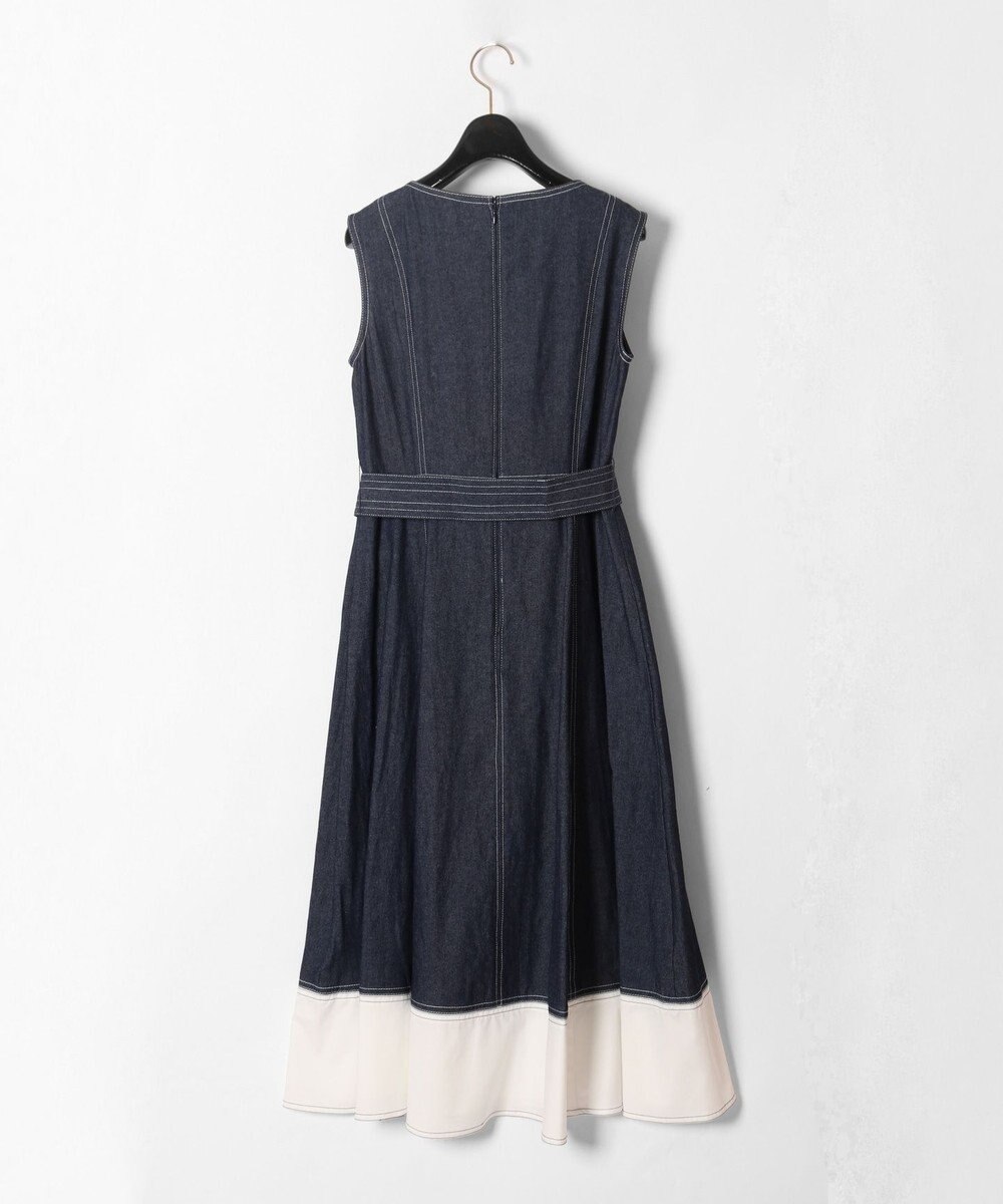 デニム配色ワンピース Grace Continental Grace Continental グレースコンチネンタル 通販