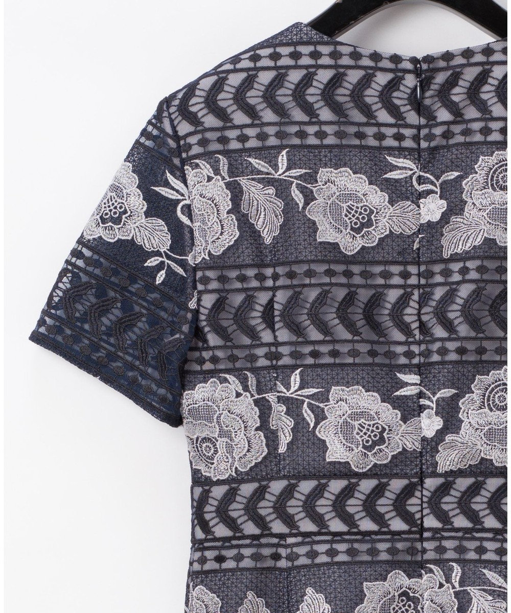 ライン刺繍ワンピース Grace Continental Grace Continental グレースコンチネンタル 通販 ライン刺繍ワンピース Grace Continental Grace Continental グレースコンチネンタル 通販