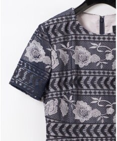 全国総量無料で ライン刺繍ワンピース / GRACE CONTINENTAL | GRACE CONTINENTAL スーツ・フォーマル・ドレス