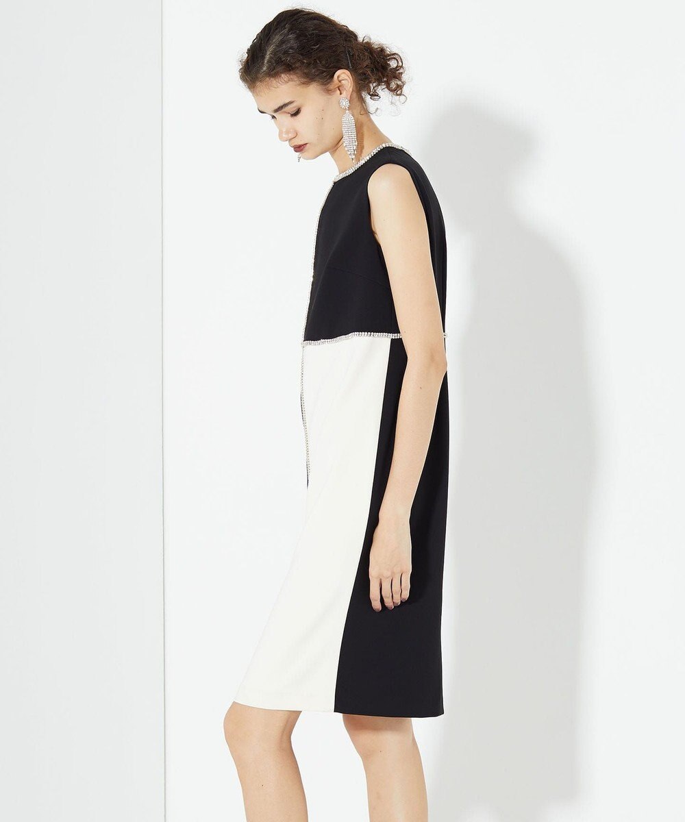 配色ビジューラインワンピース Grace Continental Grace Continental グレースコンチネンタル 通販