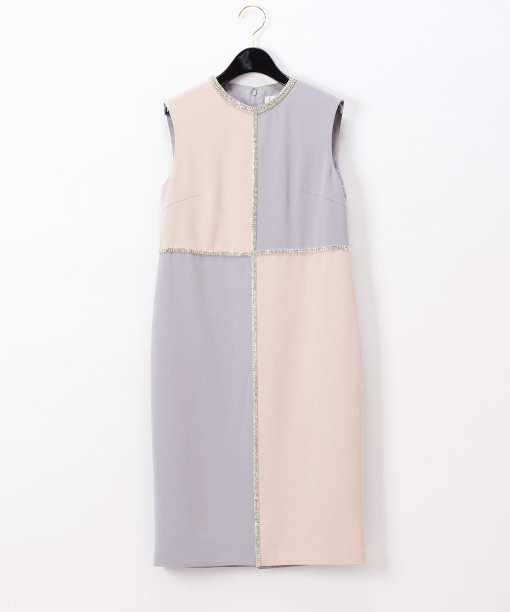 配色ビジューラインワンピース Grace Continental Grace Continental グレースコンチネンタル 通販 配色ビジューラインワンピース Grace Continental Grace Continental グレースコンチネンタル 通販