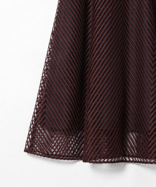 GRACE CONTINENTAL キカラインフレアドレス ネイビー