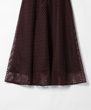 GRACE CONTINENTAL キカラインフレアドレス ネイビー