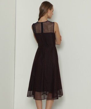 GRACE CONTINENTAL キカラインフレアドレス ネイビー