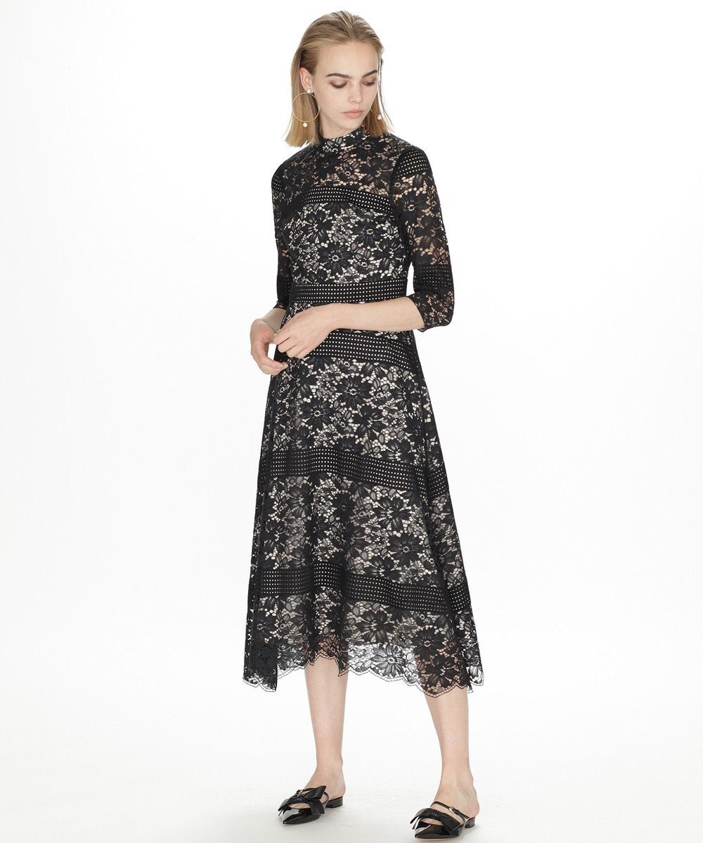 ハイネックレースワンピース Grace Continental Grace Continental グレースコンチネンタル 通販