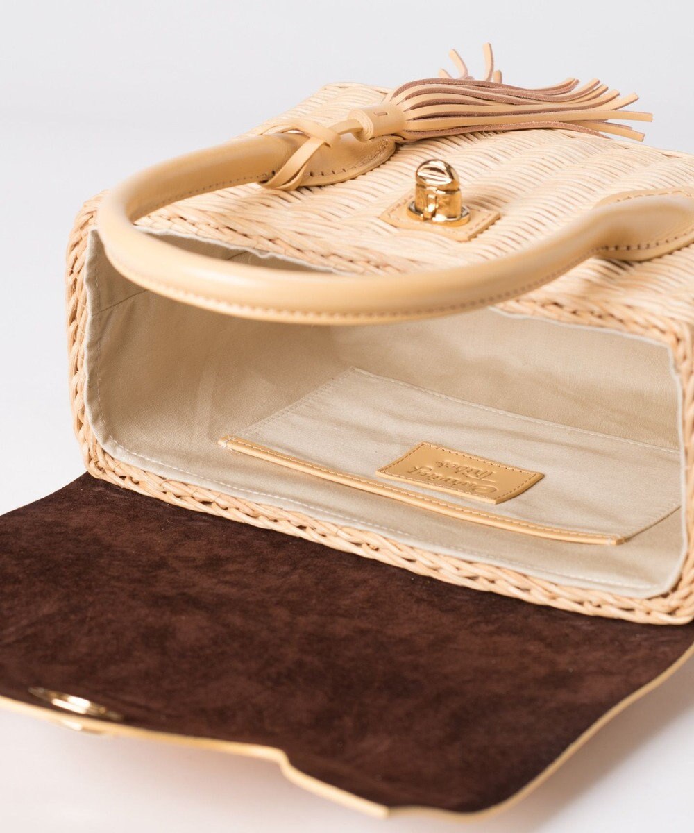 rattan satchel