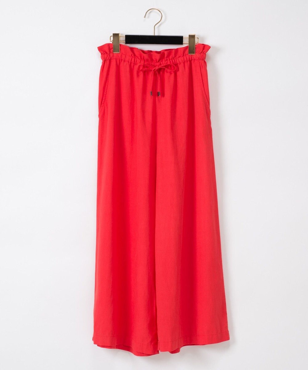 GRACE CONTINENTAL クロップドワイドパンツ レッド