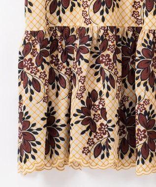 チェック刺繍ロングワンピース / GRACE CONTINENTAL | GRACE CONTINENTAL グレースコンチネンタル 通販