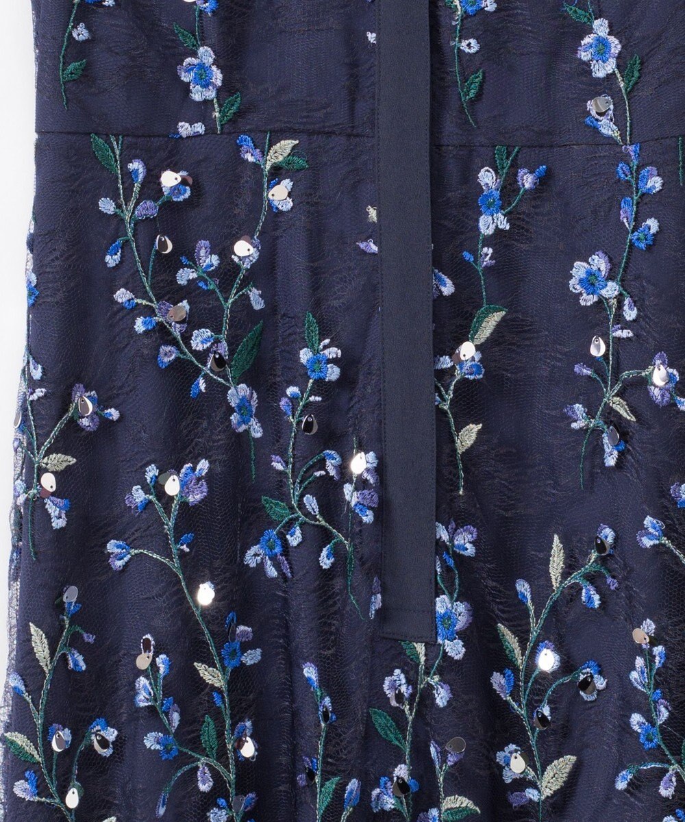 フラワースパンコール刺繍ワンピース Grace Continental Grace Continental グレースコンチネンタル 通販