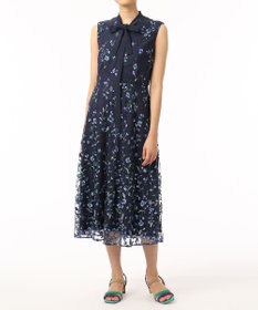 フラワースパンコール刺繍ワンピース Grace Continental Grace Continental グレースコンチネンタル 通販