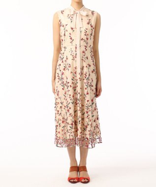 フラワースパンコール刺繍ワンピース Grace Continental Grace Continental グレースコンチネンタル 通販